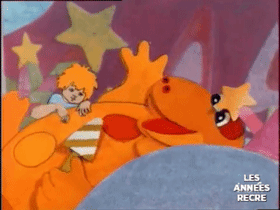 Gif animé Casimir mange